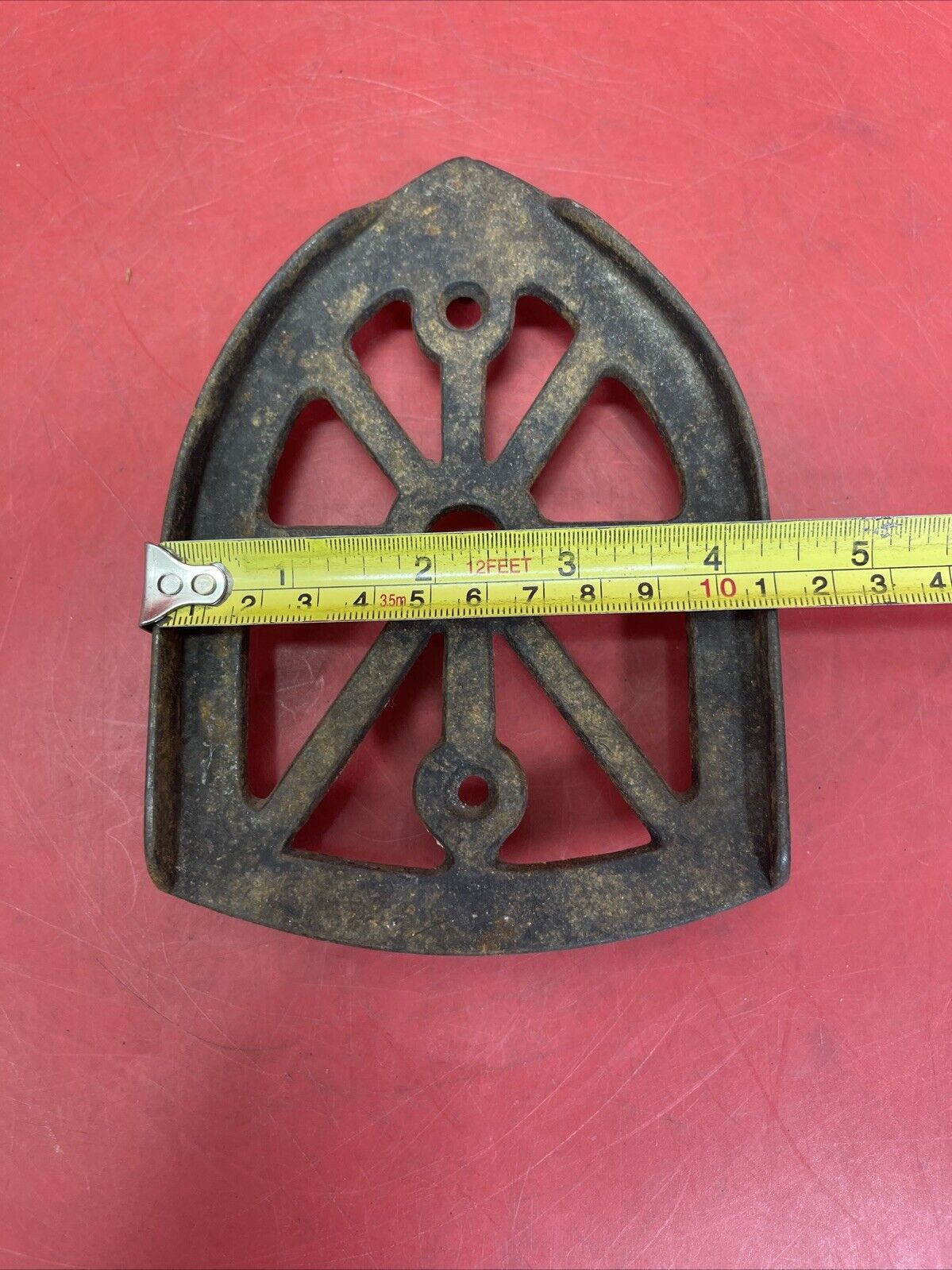 Set of 4 Vintage Cast Iron Trivets # 5