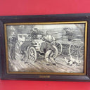 Late 1800's Walter Appleton Clark Orig Print "When an Owner Drives" Orig Frame