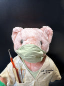Vintage 1990s Doctor Teddy Bear 13.5”