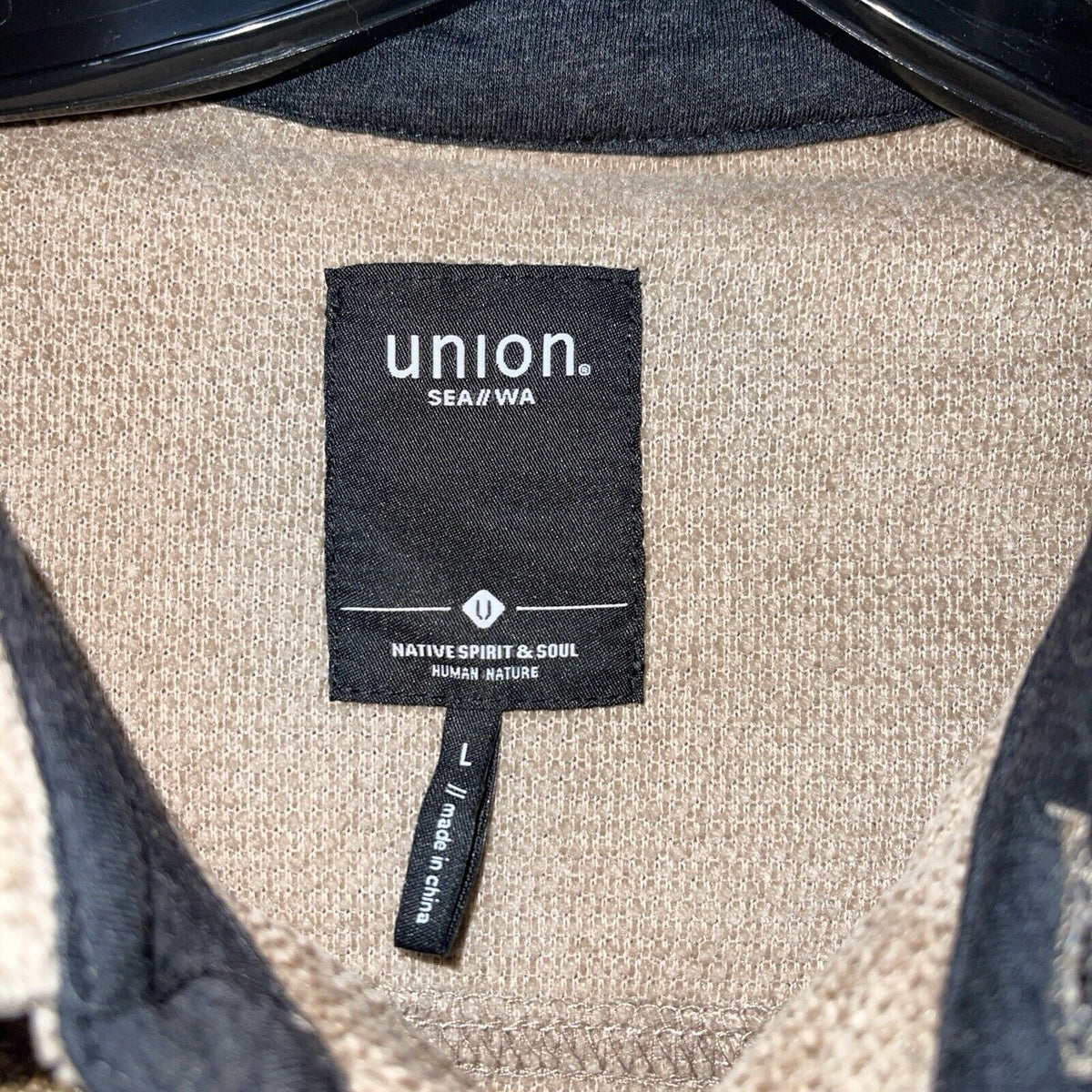 Union SEA WA Corduroy Button Up Shirt Jacket Mens L Shacket