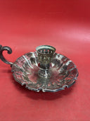Towle CANDLE HOLDER, Silver Plate, Unpolished, 7”