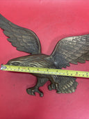 Vintage Nice Patina Brass Eagle Great For Door Wall