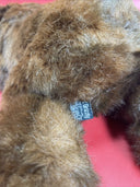 Vintage Russ Berrie Great Grizzly Bear Long Brown Fuzzy Soft Plush Toy