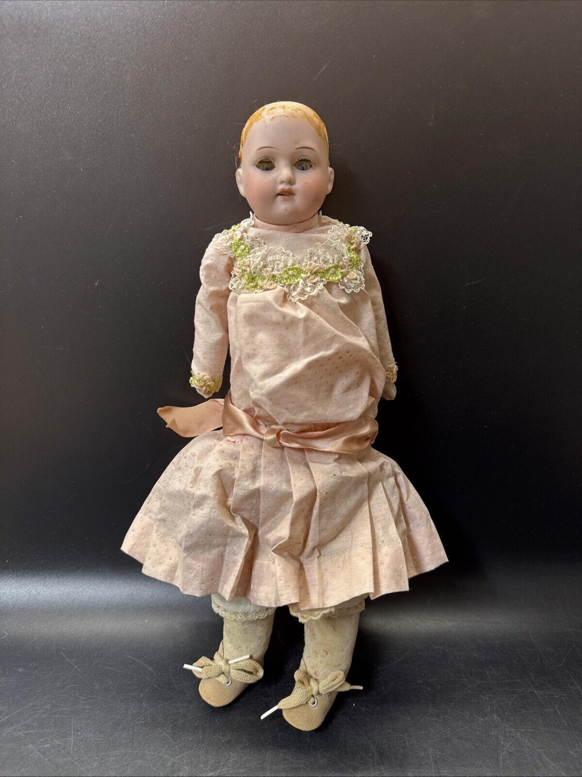 Antique German Bisque Doll 13” No. 370