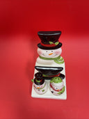 Adorable Snowman Napkin Holder w/ Salt and Pepper Set