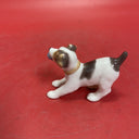 Royal Copenhagen Figurine, Foxterrier Terrier Playing With Ball