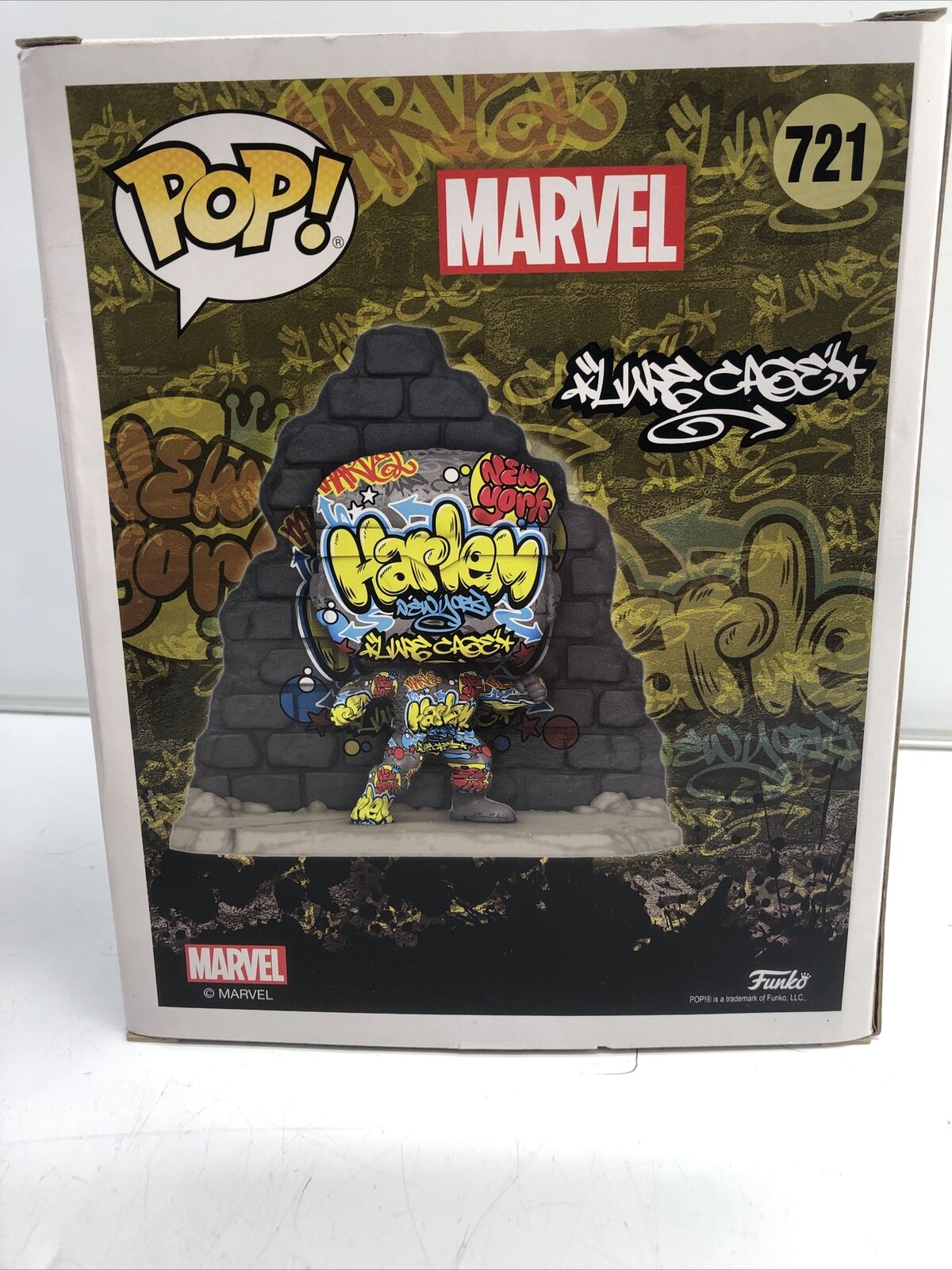 Funko POP! Deluxe Marvel Street Art Collection Iron Man #753 Luke Cage #721