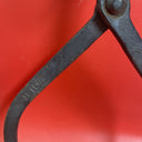 Vintage PrimitiveIce Tongs Cast Iron Ice Block Carriers Large Black Rustic 15”