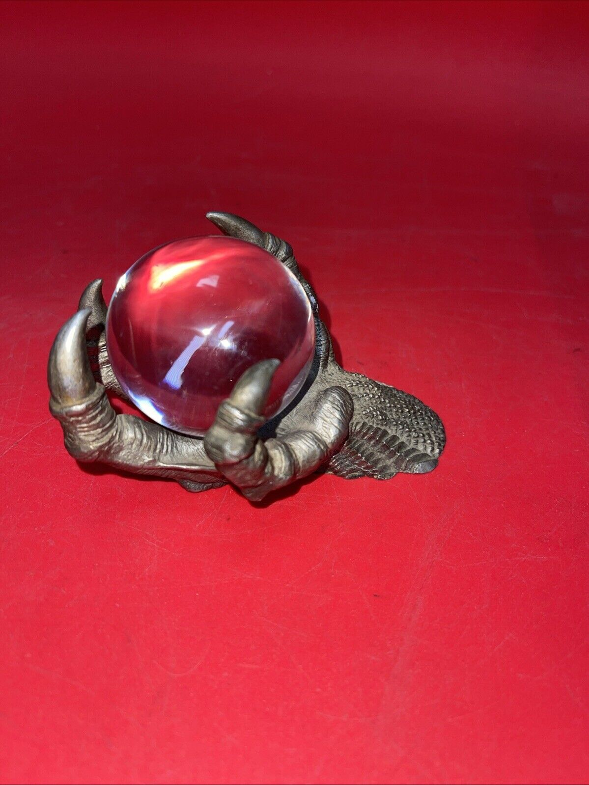 1989 Perth Pewter Ray Lamb Hand Crafted Pewter Dragon's Claw Sculpture