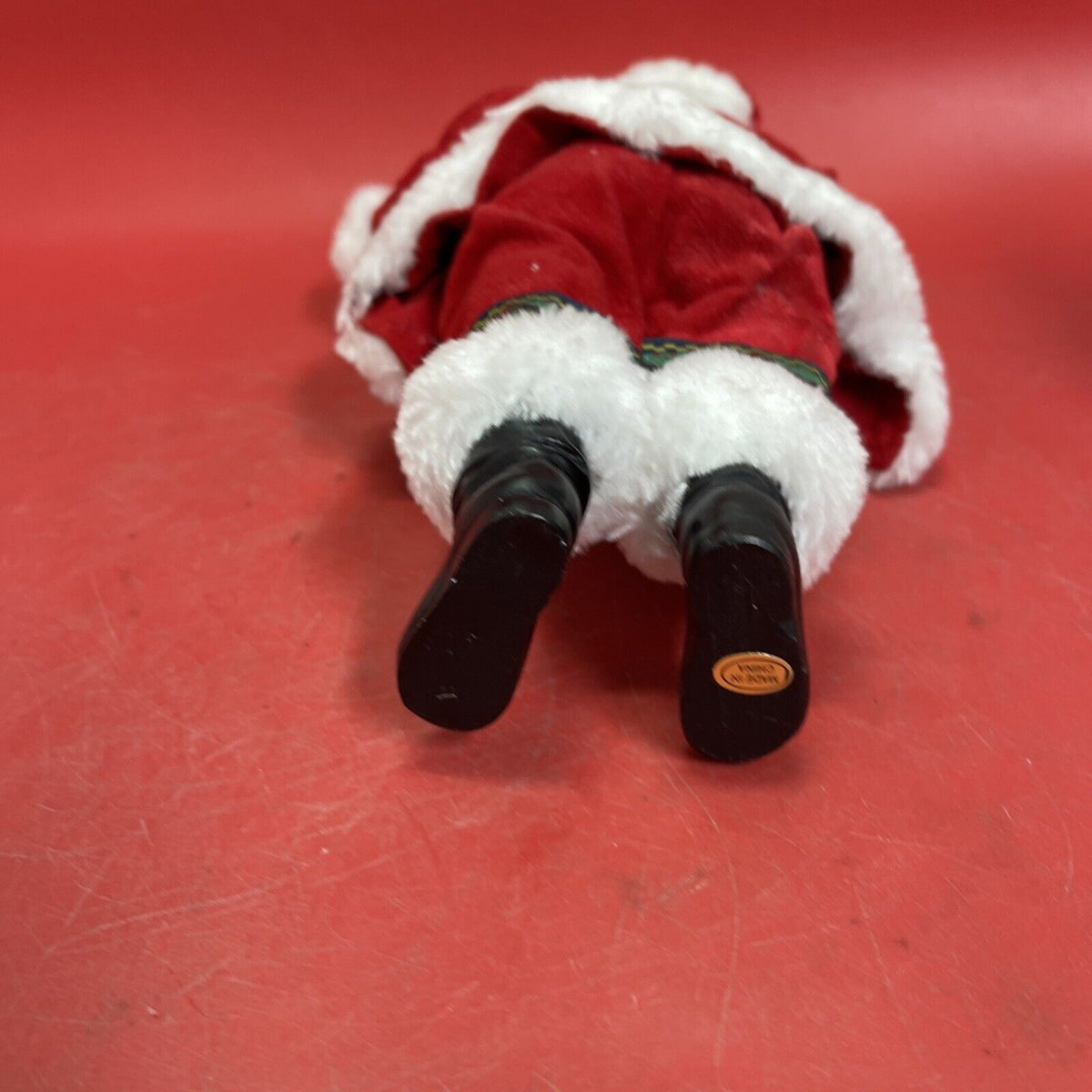 Vintage Santa Claus with phone