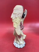 African American Woman Angel Black Musician Angel Figurine - 10”