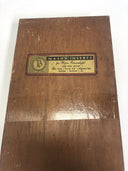 Vintage L.E. Mason Old English Letter Coaster Badge Set Silent Buttler Disc +Box