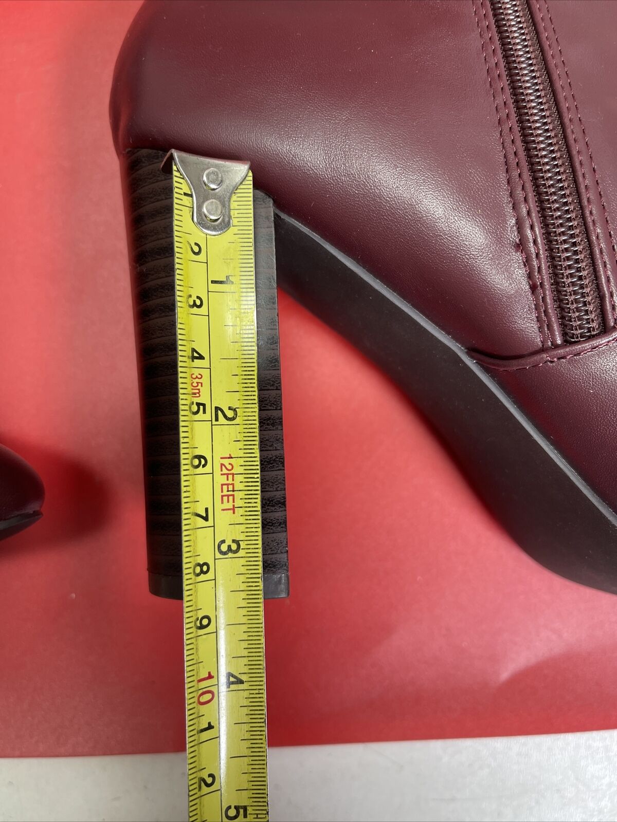 Just Fabulous Burgundy Helen Boots size 9