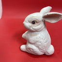 Pair of Royal Crown Bunny Rabbit Figurines Signed J Byron