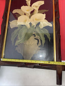 Vintage Calla Lilies In Vase By R Hill Floral Print