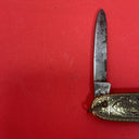 Vintage P.Herkenrath Solingen Engraved Pocket Knife 