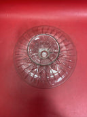 ANCHOR HOCKING GLASS 2 PIECE CANFIELD FOOTED CAKE DOME LID PLATE SET 1600/86