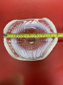 Antique White Opal Glass Footed Bowl