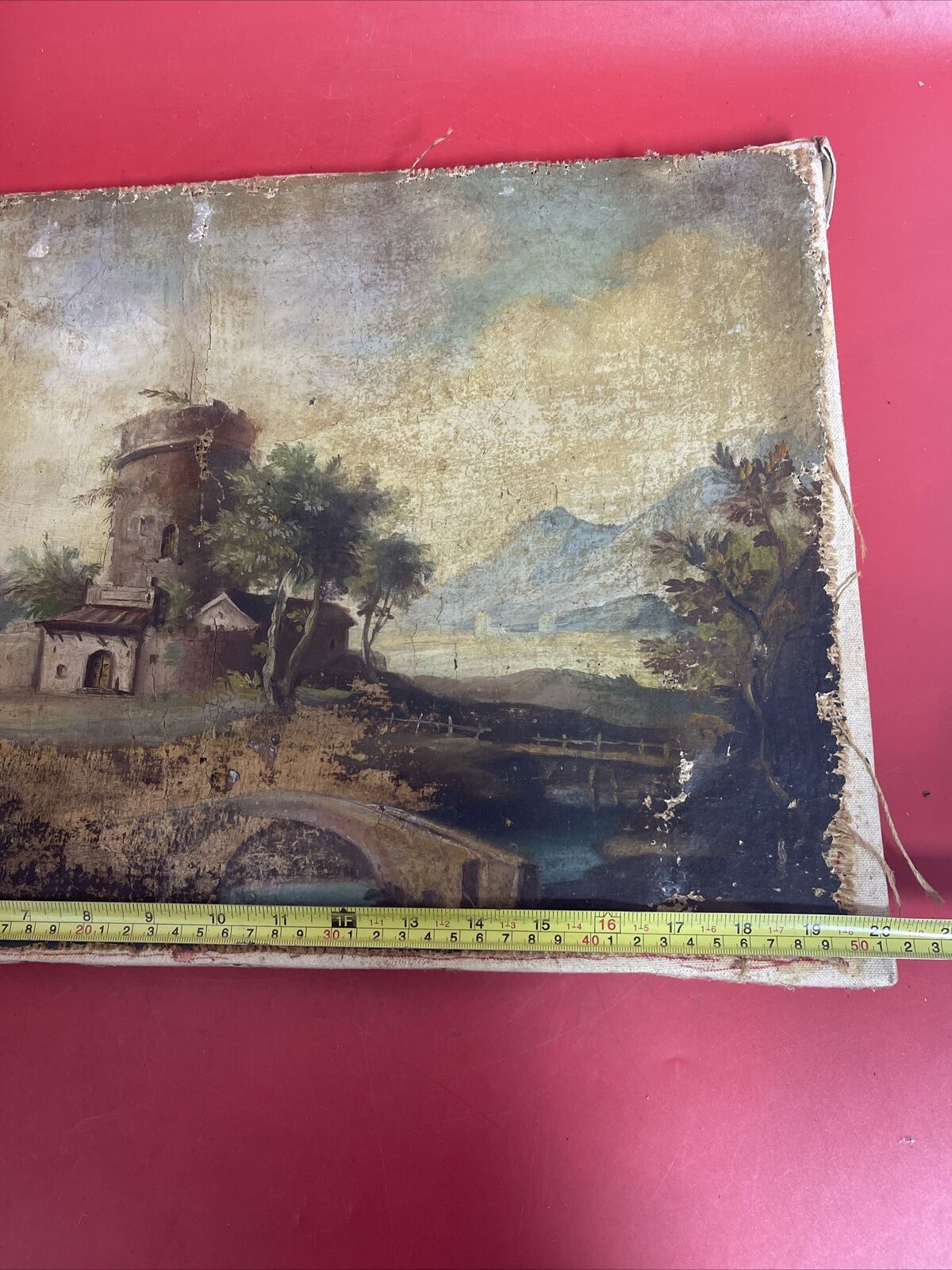 Antique Oil Painting.Landscape