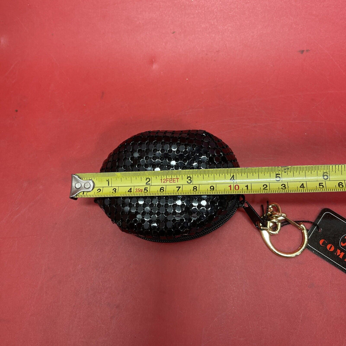 Vintage Set of 4 Black, Gold and Silver Mesh Sequin Wallets