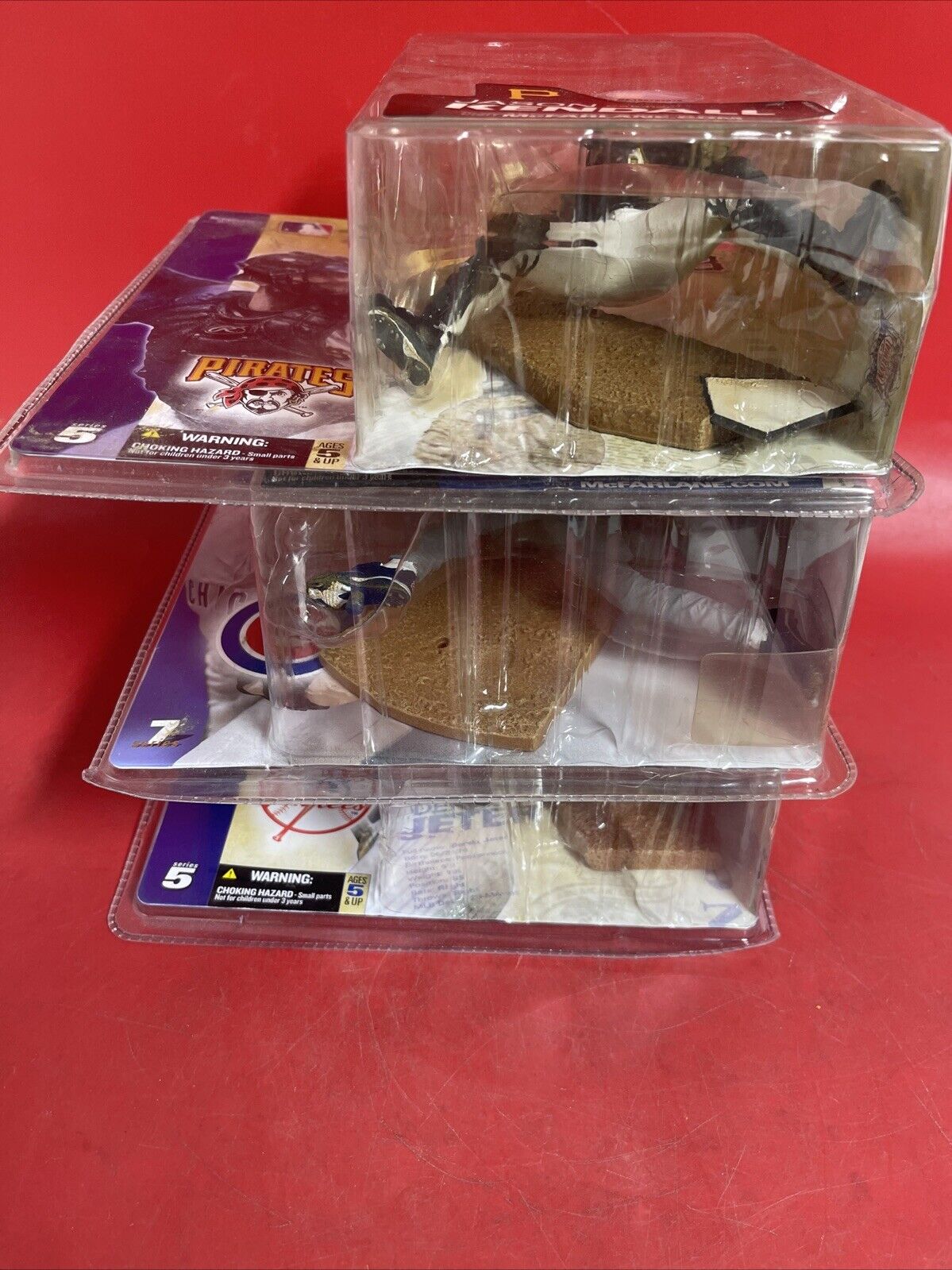 McFarlane MLB Figures: Derek Jeter/Mark Prior/Jason Kendall Lot 3