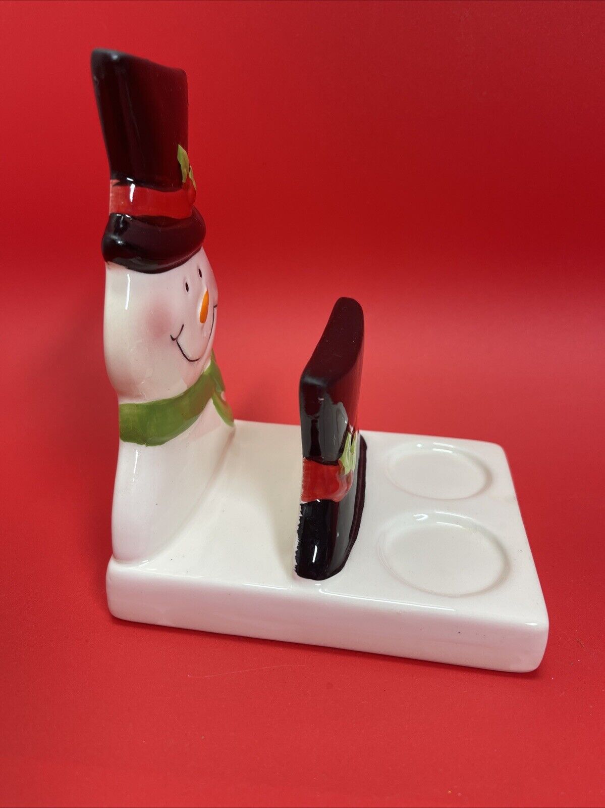 Adorable Snowman Napkin Holder w/ Salt and Pepper Set