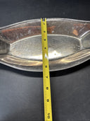 Antique Pairpoint Sheffield Silver Plate Serving Etched Tray 01294