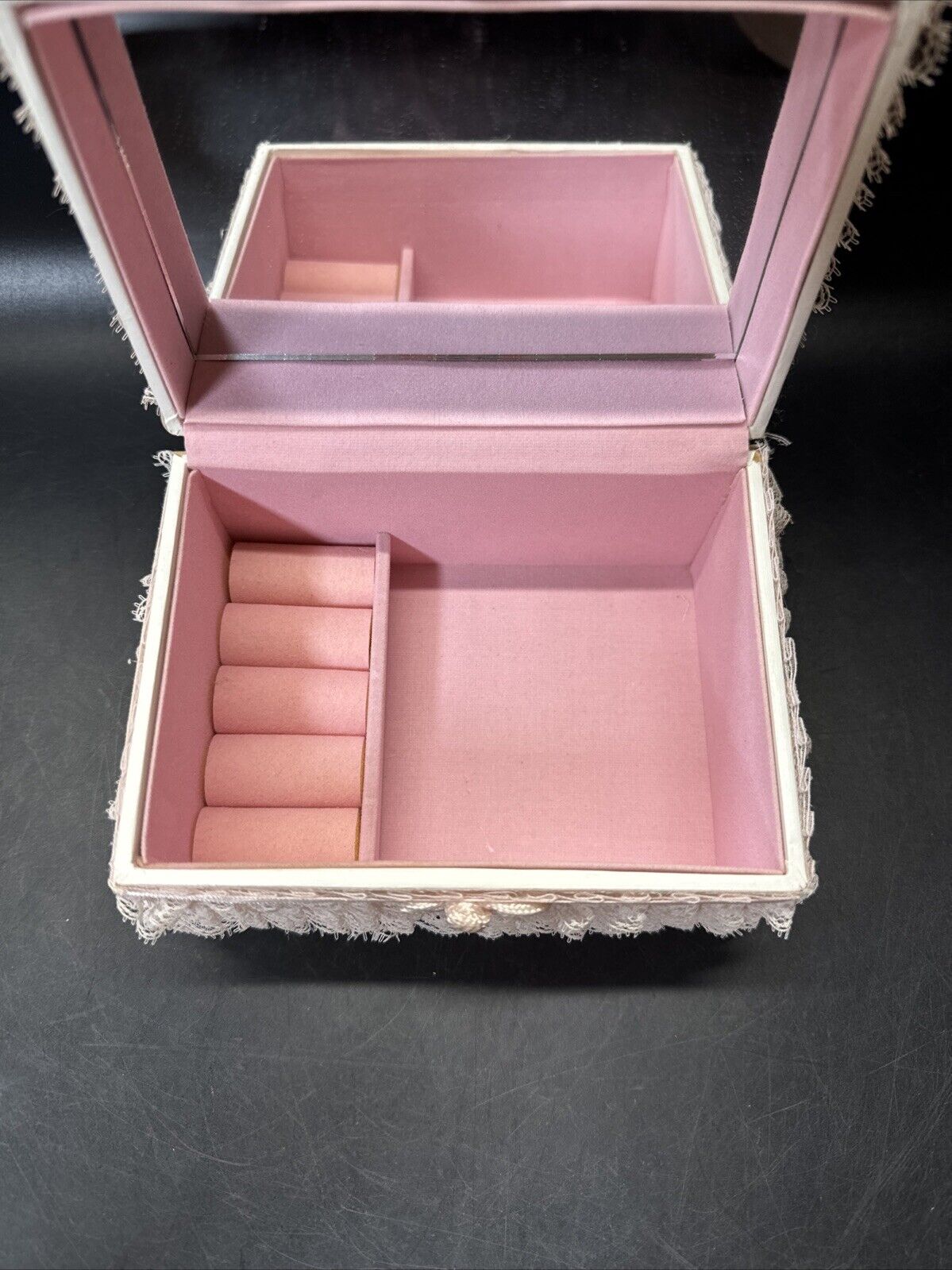 Vintage Handmade Trinket Box/ Lot Of 2