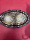 Decorative Sheridan E. P. S. Silverplate lidded sugar bowl ,creamer &tray