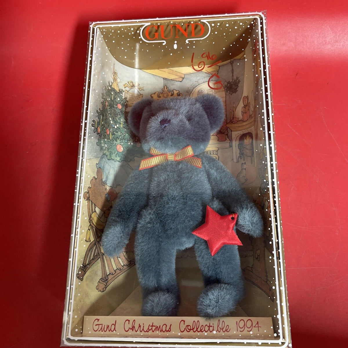 Gund Teddy Bears Vintage Christmas Holiday Plush Lot 3(1992,1994,1995)