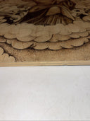 Vintage Jesus Painting Wooden Christian Art 24”x19”