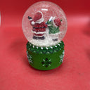 Music Box Musical Santa with Presents Snow Globe