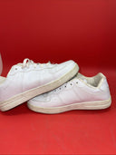 Baby Phat White Leather Sneakers Shoes w Jewel Embellishment Womens Size 8