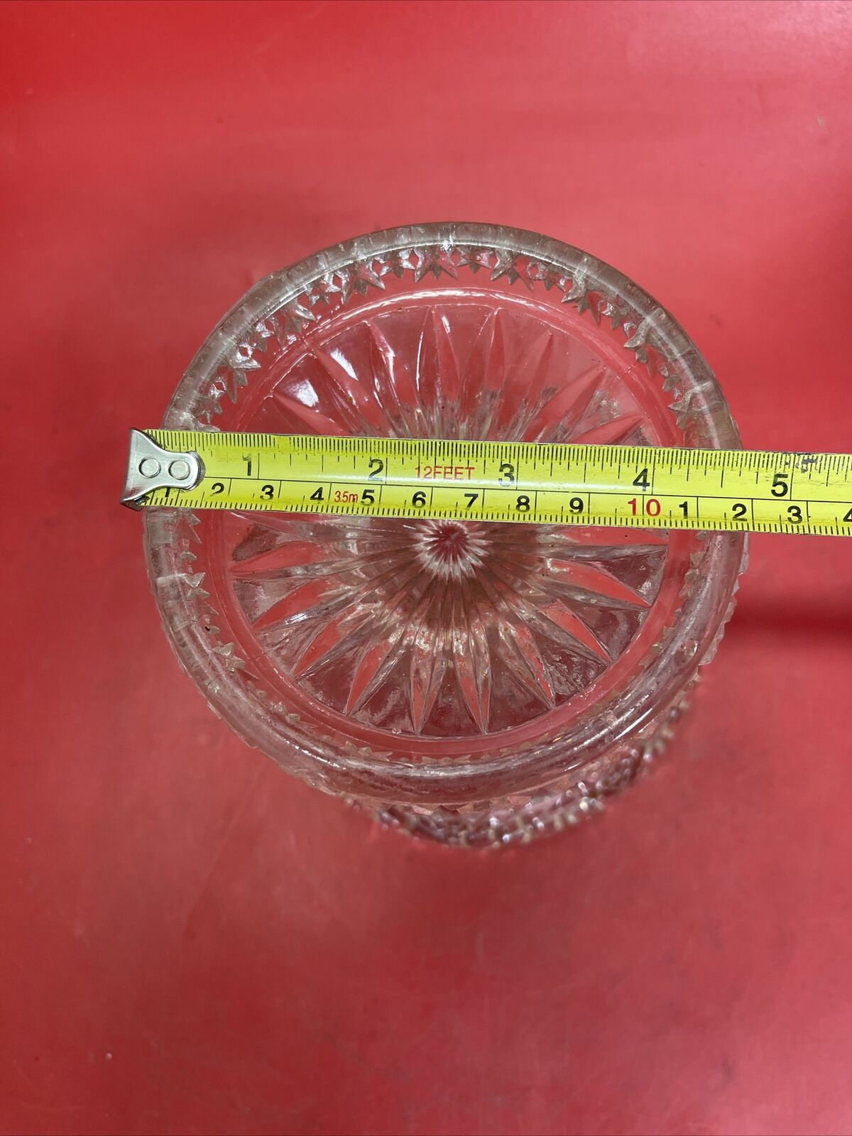 Pedestal Crystal Center Table Vase / Fruit Bowl