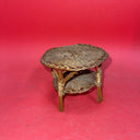 Vintage Doll Furniture Wicker Rattan Patio