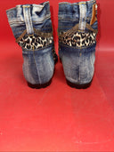 Dani.K Denim Sandals Women’s Size 10 Jeans Hawk Tuah Boots Summer Trendy