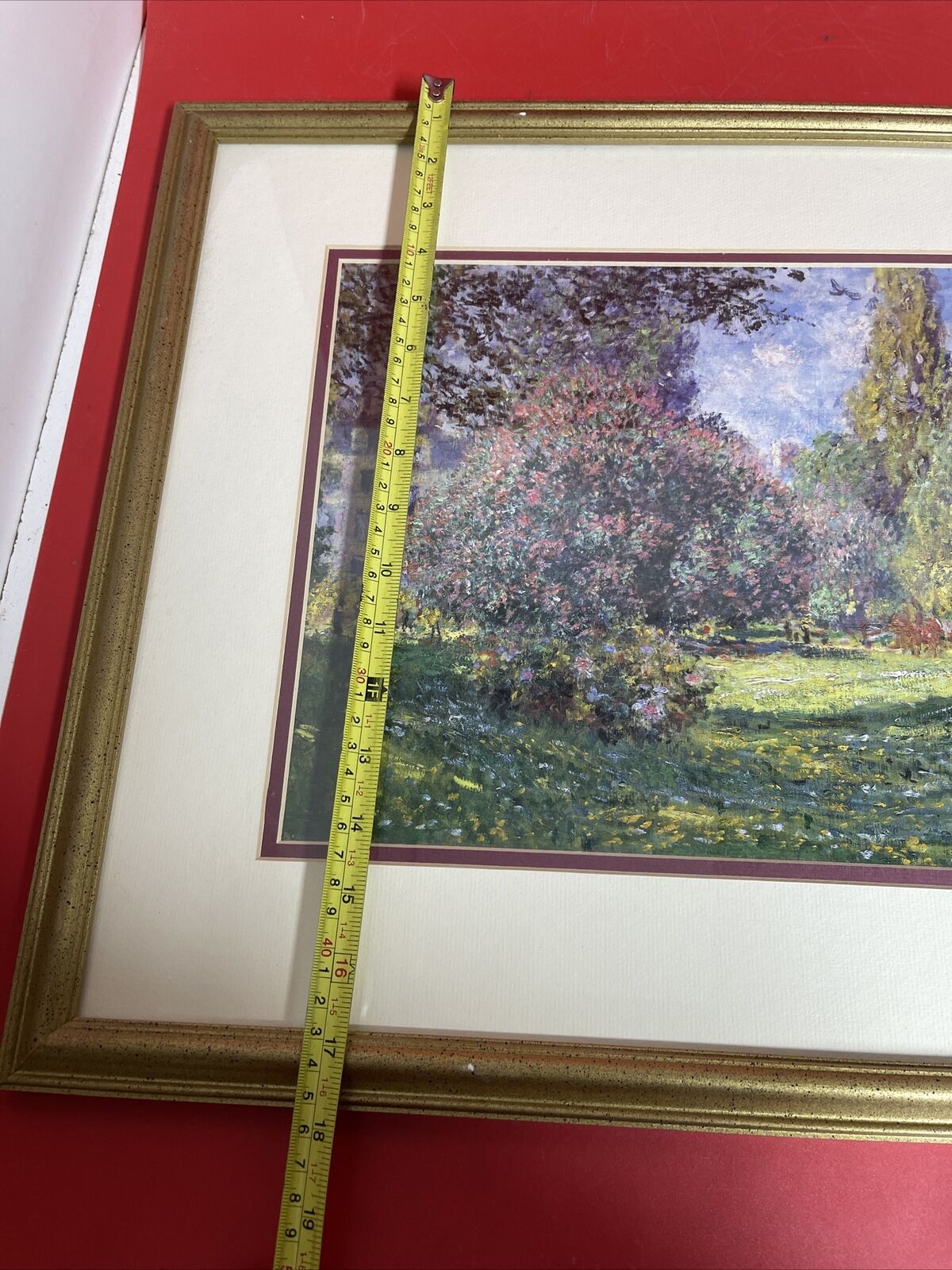 The Park by Claude Monet Giclee Fine Art Print Reproduction on Canvas