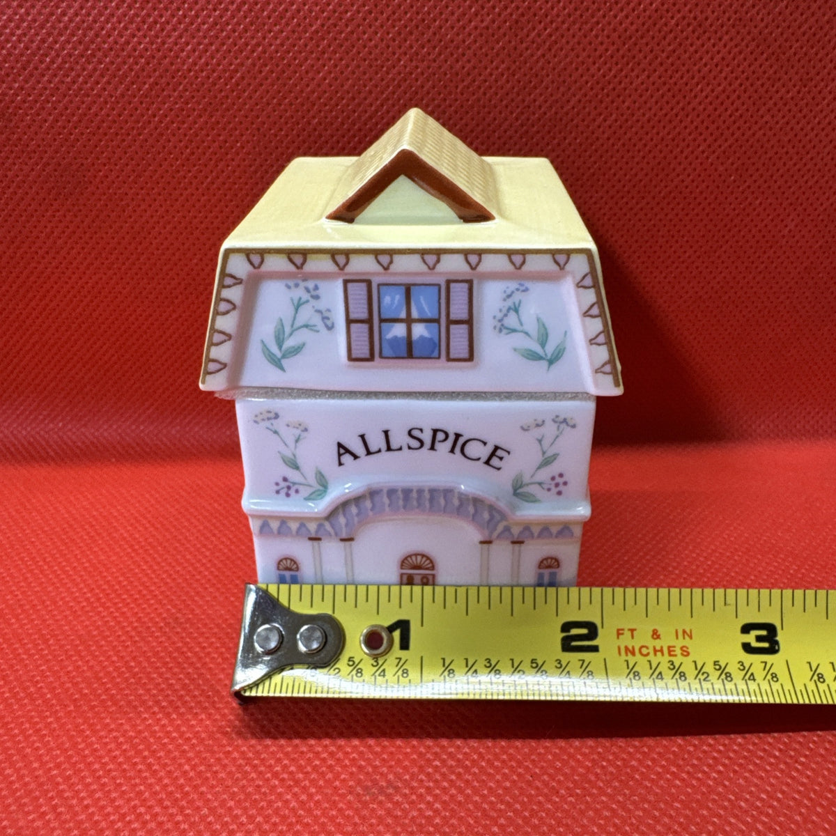 Vintage 1989 Lenox Spice Village ALLSPICE Jar With Lid