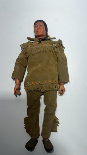 ⭐ Vintage 1973 Gabriel Lone Ranger Tonto Action Figure - Rides Again! 🤠🐎 ⭐