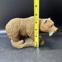 Sandicast Nature’s Habitat Grizzly Bear Figurine Wildlife Signed By Sandra Brue
