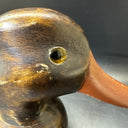 Wooden Duck Decoy Hand Carved Painted Wood Figure