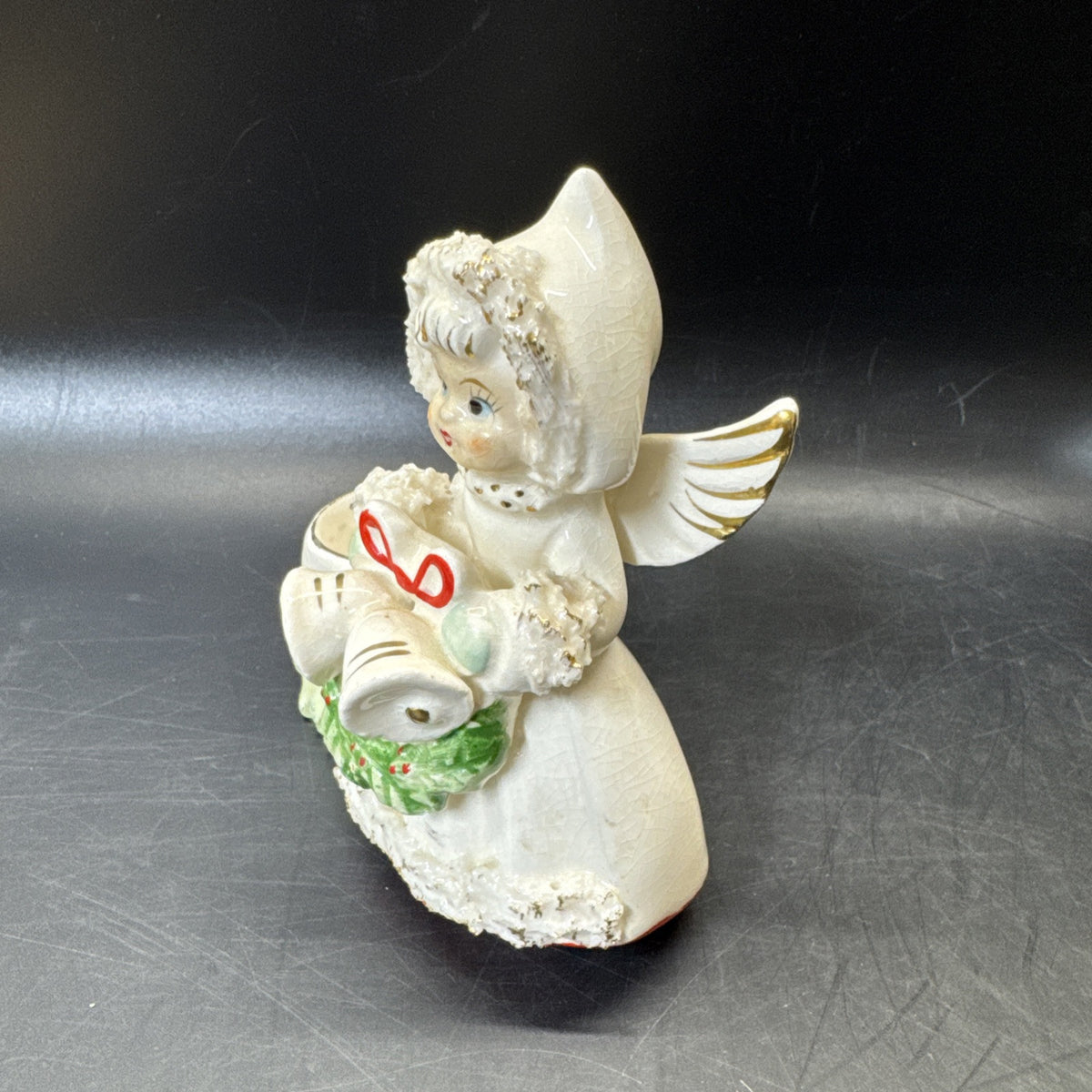 Vintage Artmark Christmas Angel Candle Holder Japan 1950’s