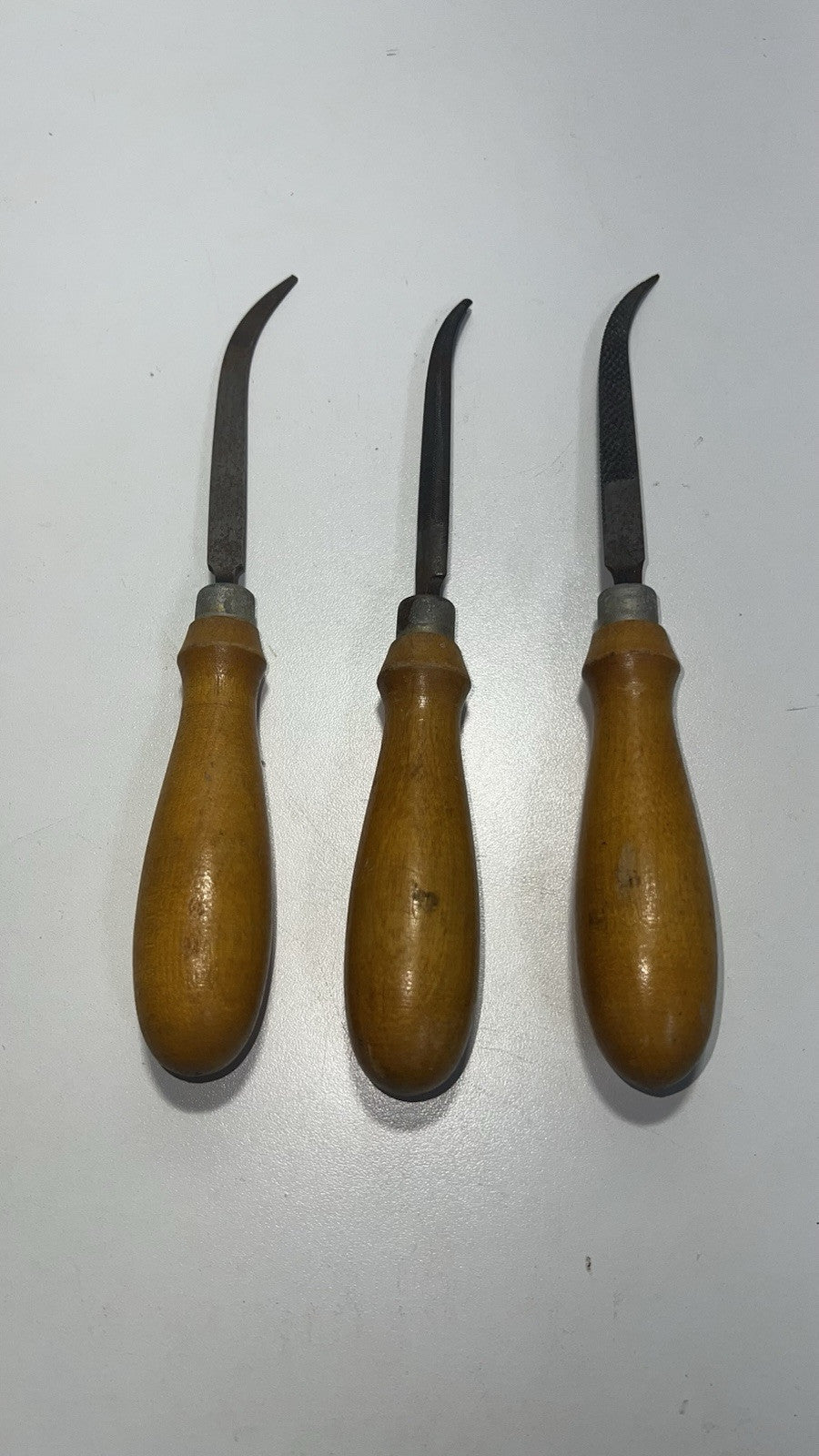 Set of 3 NICHOLSON  Bent Riffler Rasps