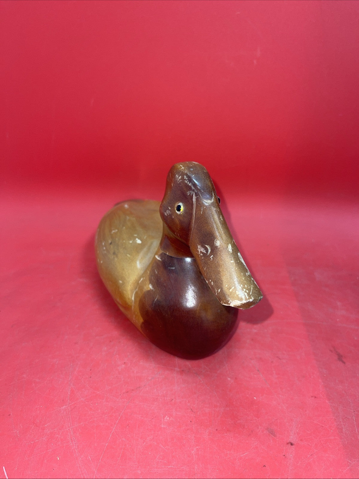 Vintage  Wooden Duck 14”