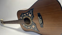Vintage Checkmate G440 Acoustic Guitar - Needs Repair, Scratches & Missing Parts