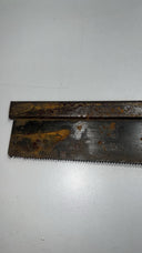Antique  Jackson Warranted Cast Steel Back Saw 12" Woodworking Shop