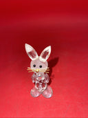 Crystal figurine Bunnies, Swan and Flower