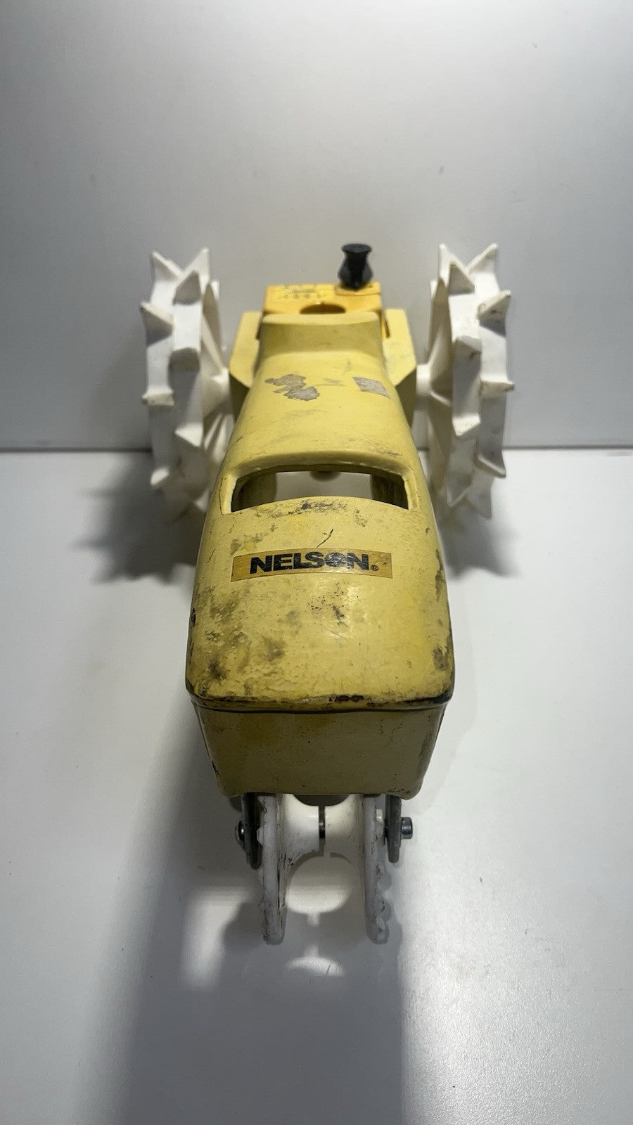 Vintage Nelson Train Tractor Water Lawn Traveling Sprinkler Cast Iron