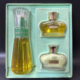 Vtg Prince Matchabelli Wind Song Gift Set - Spray Mist, Perfume, Creme Perfume