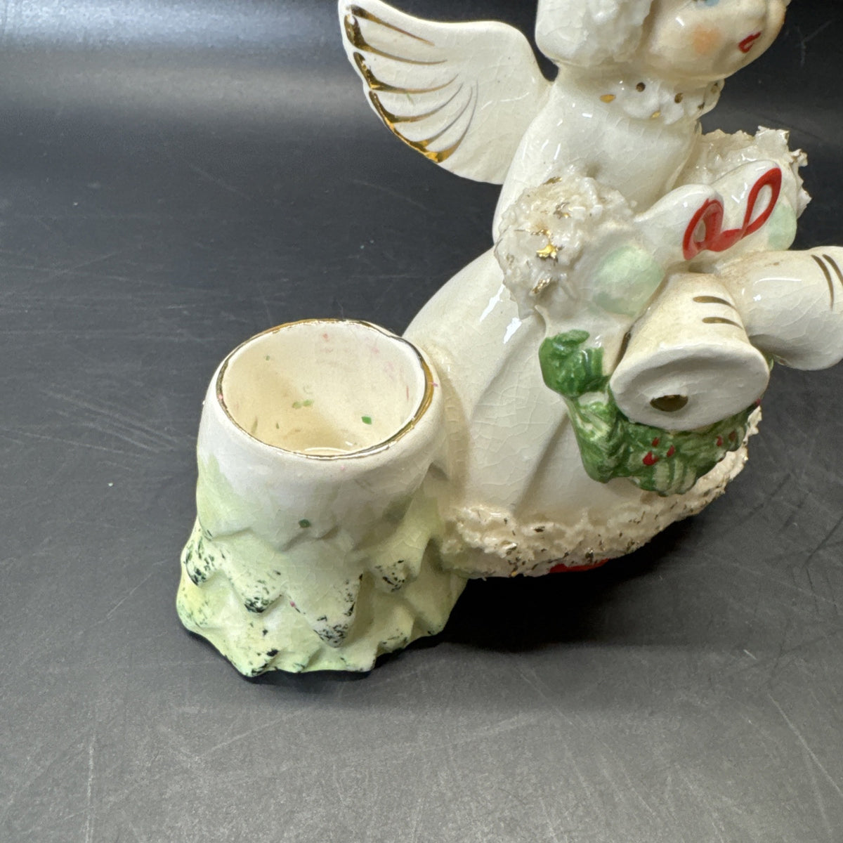 Vintage Artmark Christmas Angel Candle Holder Japan 1950’s